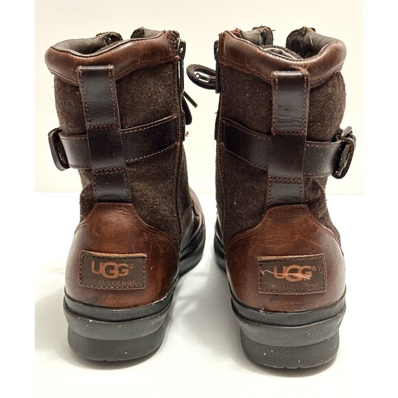 UGG Kesey Chestnut Brown Waterproof Shearling Lined Boot US 6 / EU 37 / UK 4.5 - Picture 4 of 6